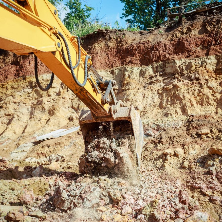 Snow removal equipment detail