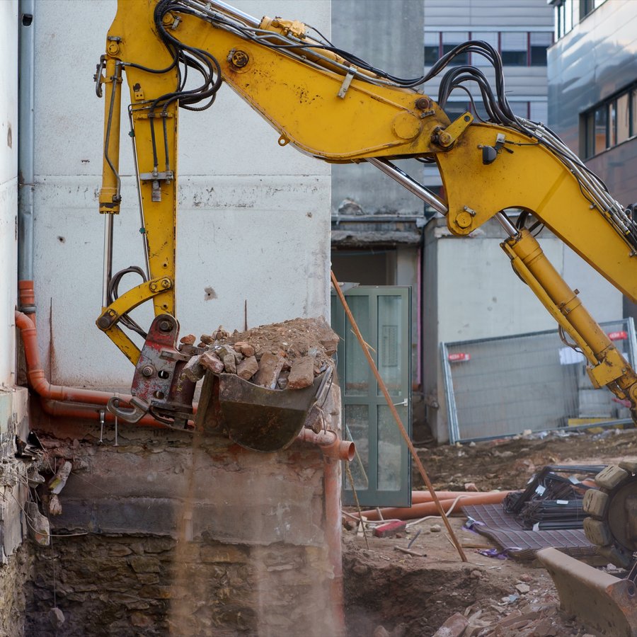 Demolition in Castleton, VT