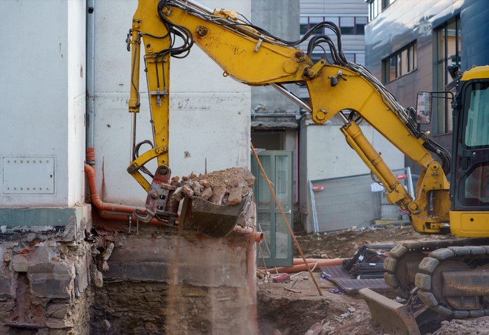 Demolition in Castleton, VT